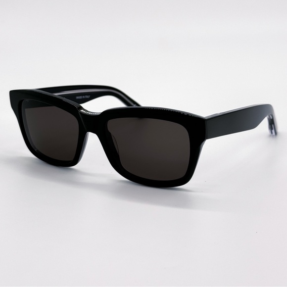 NEW BALENCIAGA BB0346S 001 SQUARE BLACK GREY UNISEX SUNGLASSES BALENCIAGA - Picture 2 of 9